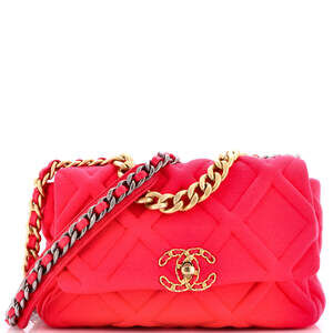 Chanel 19 Flap Bag Quilted Jersey #205344C40B